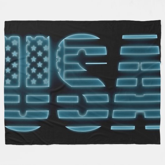 Couverture Polaire Drapeau Blanche polaire (Devant (Horizontal))