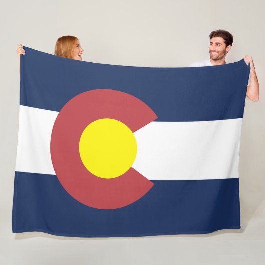 Couverture Polaire Drapeau Blanche polaire (En situation)