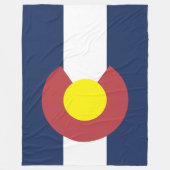 Couverture Polaire Drapeau Blanche polaire (Devant)