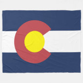 Couverture Polaire Drapeau Blanche polaire (Devant (Horizontal))