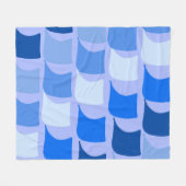 Couverture Polaire Drapeau bleu marine à thème (Devant (Horizontal))