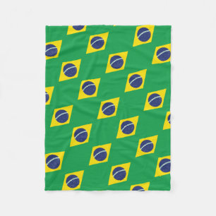 Couverture Polaire Drapeau brésilien