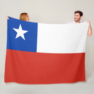 Couverture Polaire Drapeau chilien patriotique