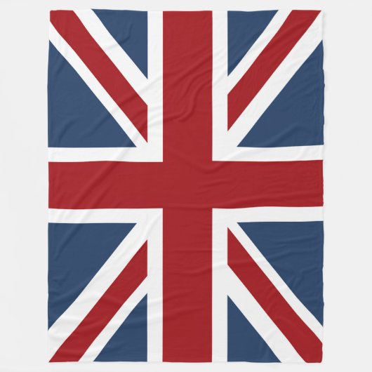 Couverture Polaire Drapeau classique d'Union Jack (Devant)