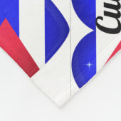 Couverture Polaire Drapeau Cuba Cœur (Coin)