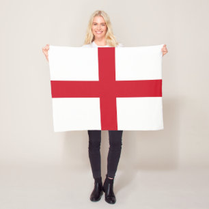 Couverture Polaire Drapeau d'Angleterre