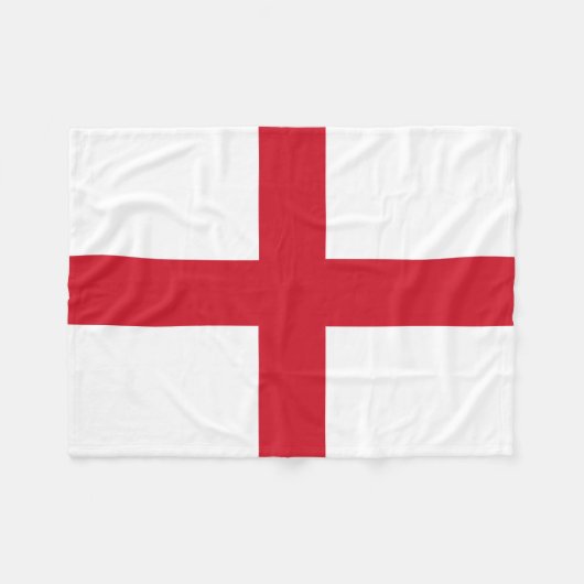 Couverture Polaire Drapeau d'Angleterre (Devant (Horizontal))