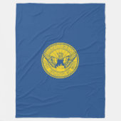 Couverture Polaire Drapeau d'Atlanta, Géorgie Fleece Blanket (Devant)