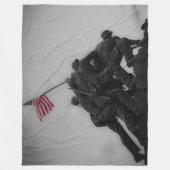 Couverture Polaire DRAPEAU d'AUGMENTER de MARINES chez IWO JIMA (Devant)