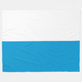 Couverture Polaire Drapeau de Bavière (État allemand) (Devant (Horizontal))