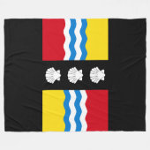 Couverture Polaire Drapeau de Bedfordshire Blanket polaire (Devant (Horizontal))