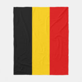 Couverture Polaire Drapeau de Belgique (Devant)