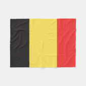 Couverture Polaire Drapeau de Belgique (Devant (Horizontal))