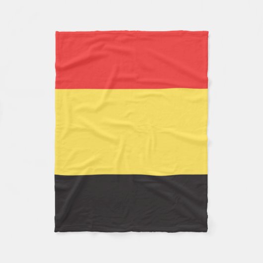 Couverture Polaire Drapeau de Belgique (Devant)