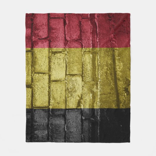 Couverture Polaire Drapeau de Belgique (Devant)