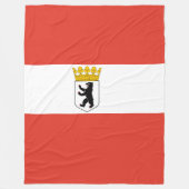 Couverture Polaire Drapeau de Berlin Fleece Blanket (Devant)