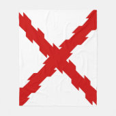 Couverture Polaire Drapeau de Bourgogne (Devant)