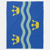 Couverture Polaire Drapeau de Cambridgeshire (Comté d'Angleterre, Roy (Devant)