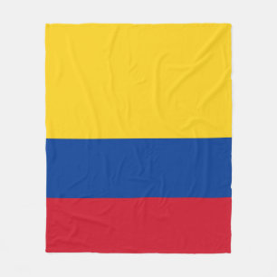 Couverture Polaire Drapeau de Colombie