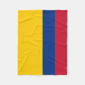 Couverture Polaire Drapeau de Colombie (Devant)