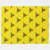 Couverture Polaire Drapeau de crotale de Gadsden : Guerre révolutionn (Devant (Horizontal))