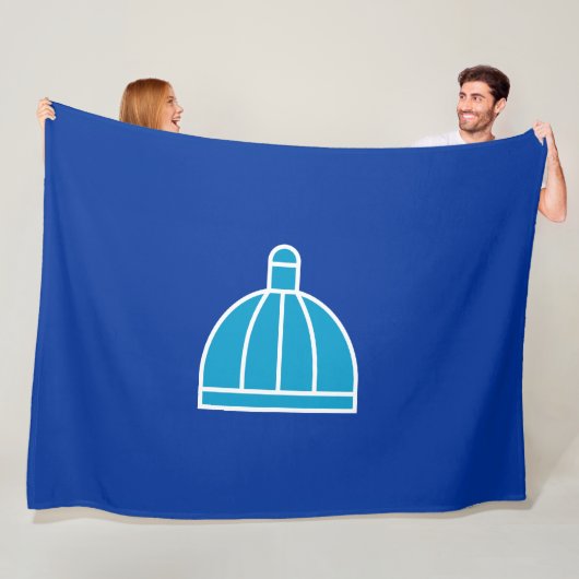 Couverture Polaire Drapeau de Durban (Afrique du Sud) (En situation)