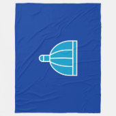 Couverture Polaire Drapeau de Durban (Afrique du Sud) (Devant)