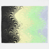 Couverture Polaire Drapeau de fierté Cassgenre Abstrait Marbré Ondulé (Devant (Horizontal))