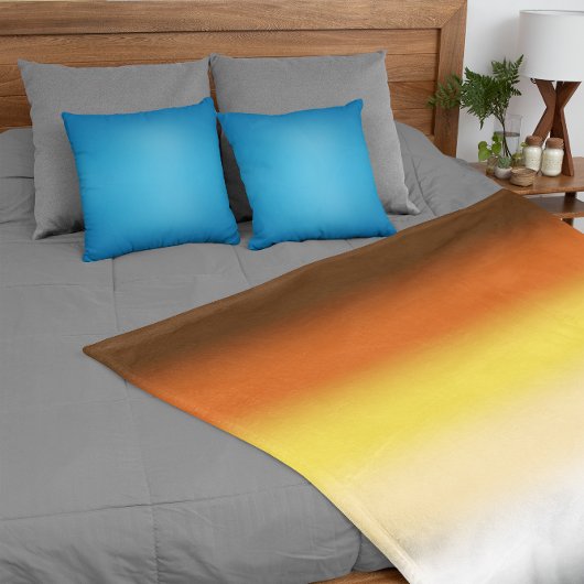 Couverture Polaire Drapeau de fierté gay à gradient d'ours - Drapeau