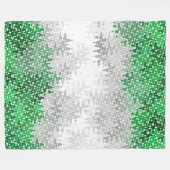 Couverture Polaire Drapeau de fierté grisromantique abstrait ondulé t (Devant (Horizontal))