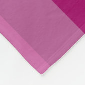 Couverture Polaire Drapeau de fierté lesbienne au rouge à lèvres (Coin)
