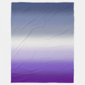 Couverture Polaire Drapeau de fierté lesbienne Butch à dégradé – Drap (Devant)