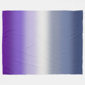 Couverture Polaire Drapeau de fierté lesbienne Butch à dégradé – Drap (Devant (Horizontal))