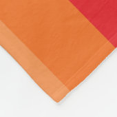 Couverture Polaire Drapeau de fierté lesbienne WLW (Coin)