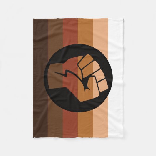 Couverture Polaire Drapeau de fierté POC (Devant)