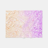 Couverture Polaire Drapeau de fierté Trixic Abstrait Bohème Squiggly (Devant (Horizontal))