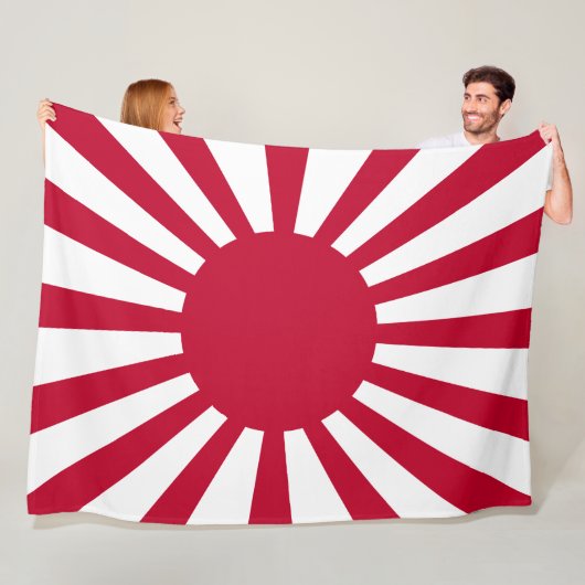 Couverture Polaire Drapeau de guerre impérial du Japon (En situation)