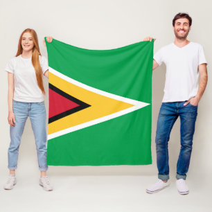 Couverture Polaire Drapeau de Guyana