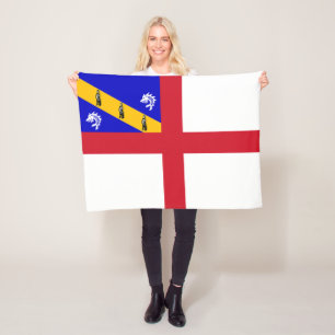 Couverture Polaire Drapeau de Herm