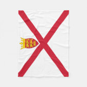 Couverture Polaire Drapeau de Jersey (Devant)