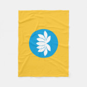 Couverture Polaire Drapeau de Kalmoukie (Devant)