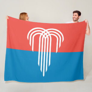 Couverture Polaire Drapeau de Kansas City (Missouri)