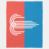 Couverture Polaire Drapeau de Kansas City (Missouri) (Devant)