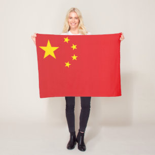 Couverture Polaire Drapeau de la Chine