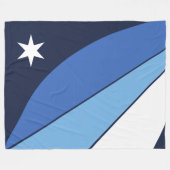Couverture Polaire Drapeau de la Colombie (Caroline du Sud) (Devant (Horizontal))