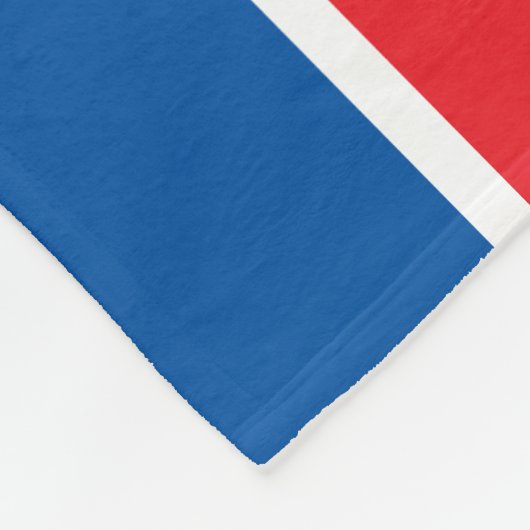 Couverture Polaire Drapeau de la Corée du Nord (Coin)