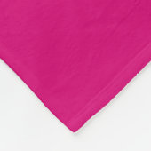Couverture Polaire Drapeau de la fierté bisexuelle (Coin)