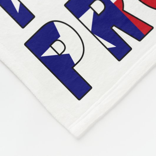 Couverture Polaire Drapeau de la fierté du Texas (Coin)