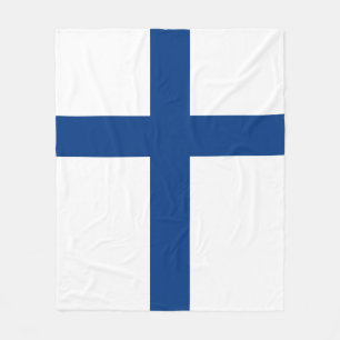 Couverture Polaire Drapeau de la Finlande