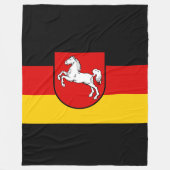 Couverture Polaire Drapeau de la flotte de Basse-Saxe (Devant)
